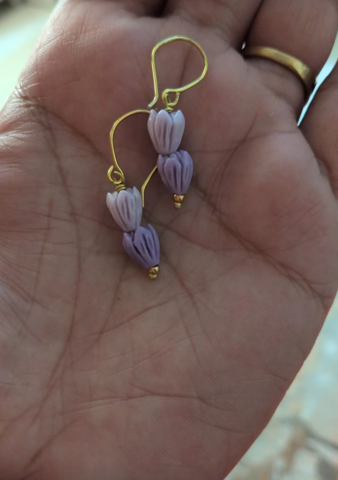 Bead earrings
