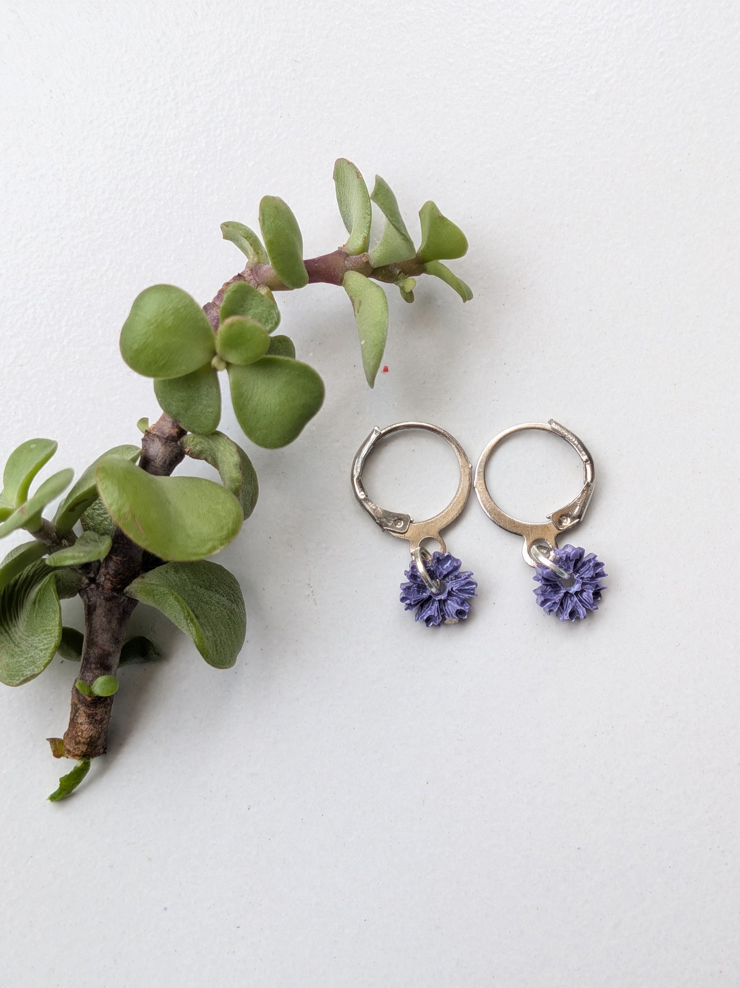 Bloom charm earrings