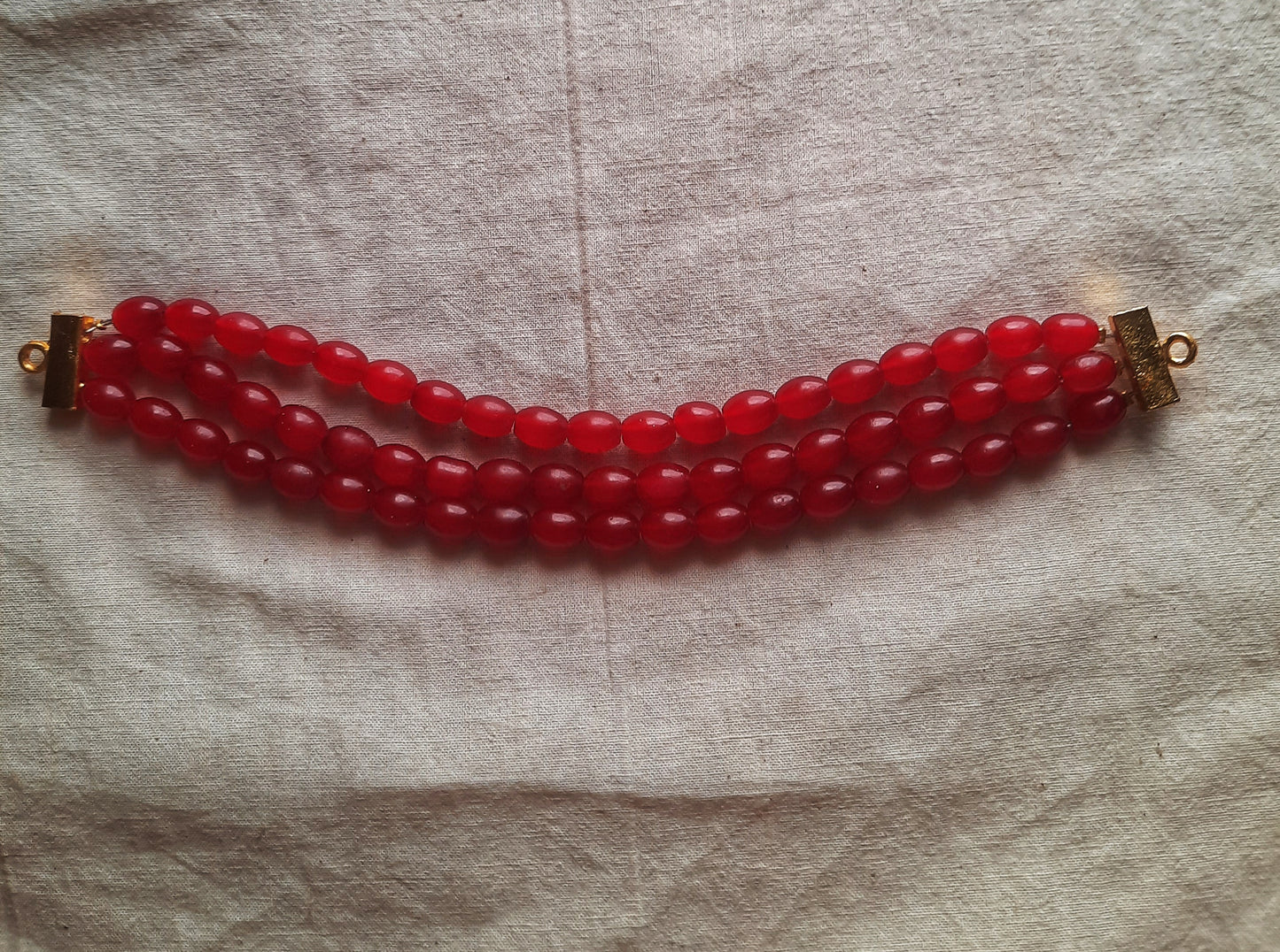 Glass bead Choker