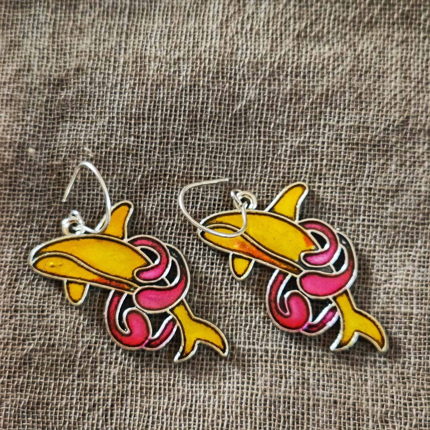 Dolphine earrings