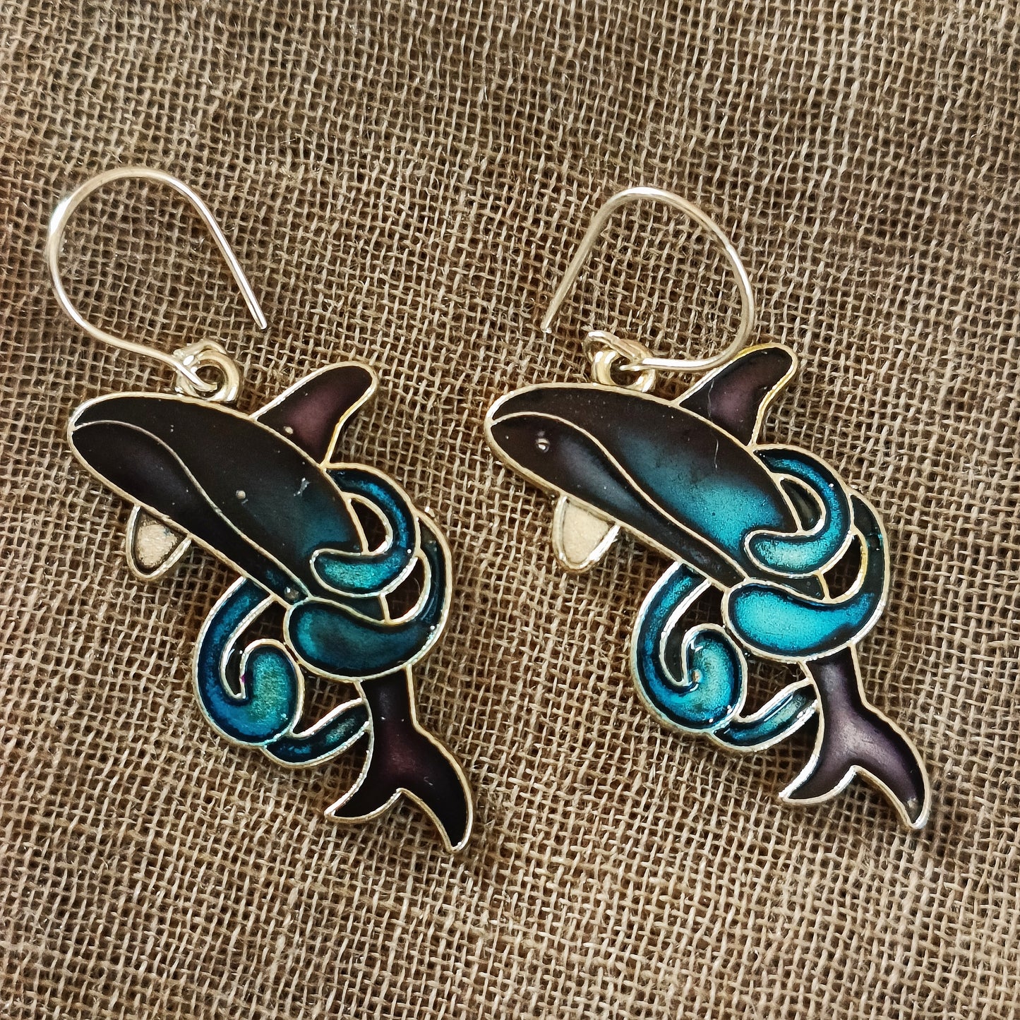 Dolphine earrings