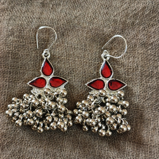 Tin Patti Earrings