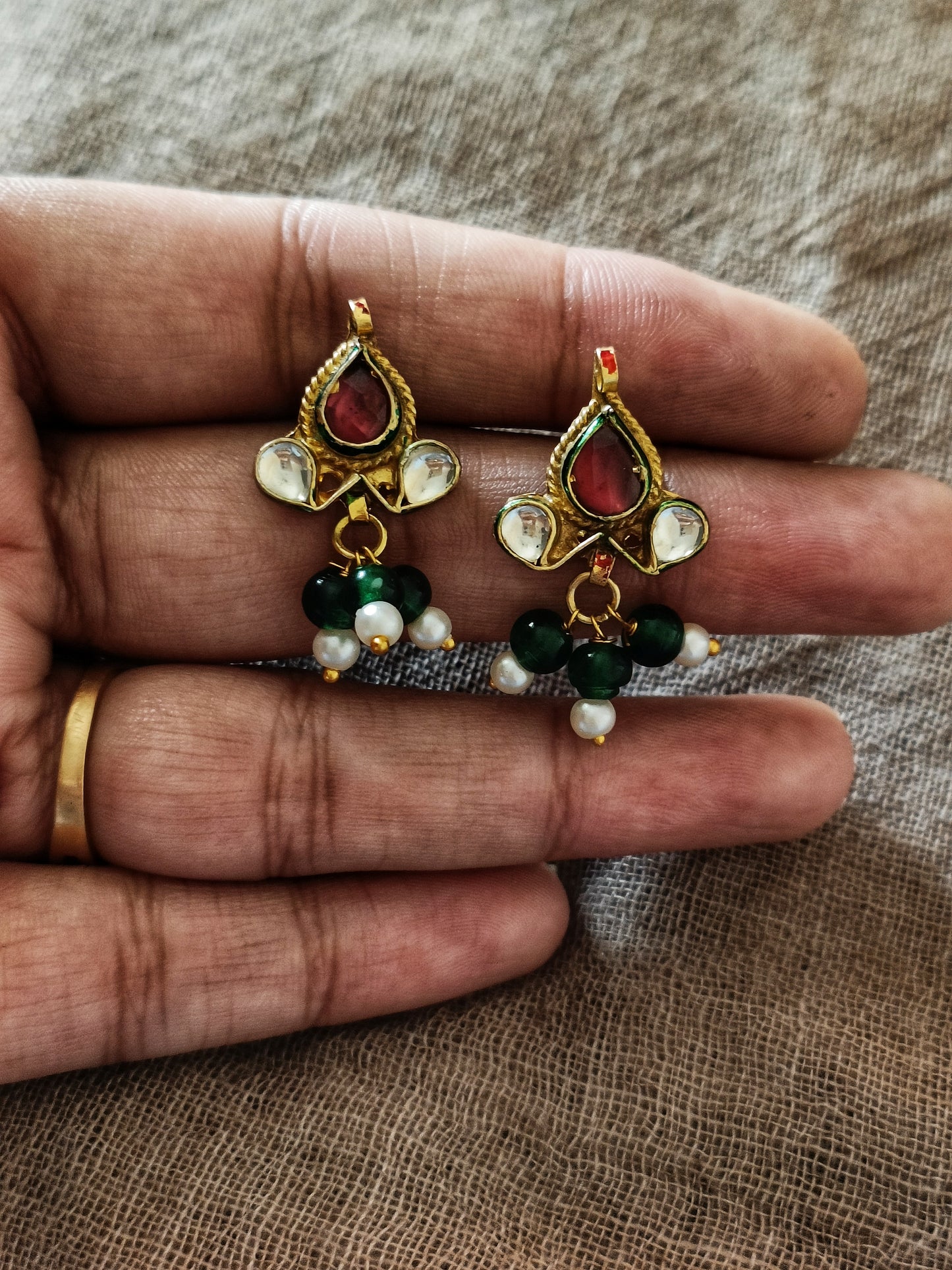 kundan earrings