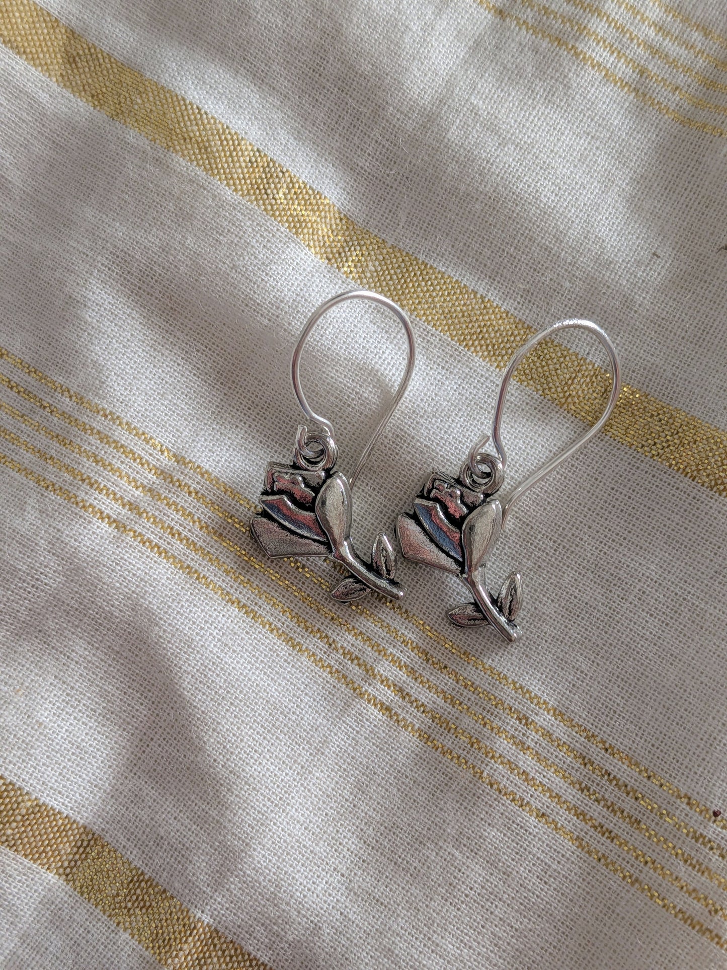 Gulab ka ful earrings