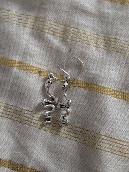 Snake earrings