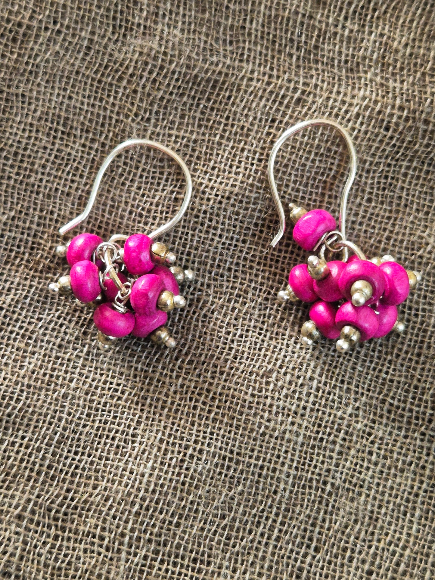 Small bead earrings