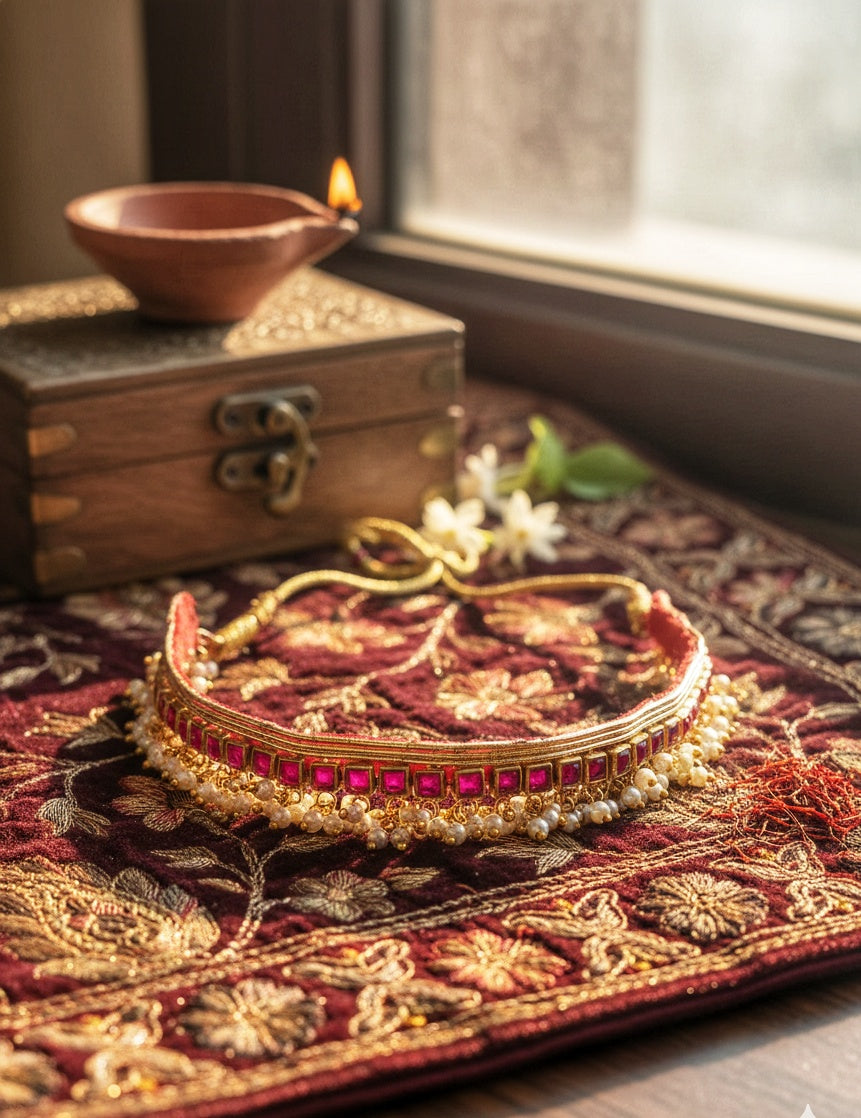 Handmade kundan choker