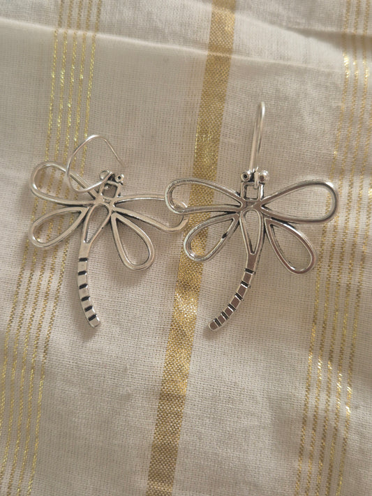 Grasshopper charm earrings