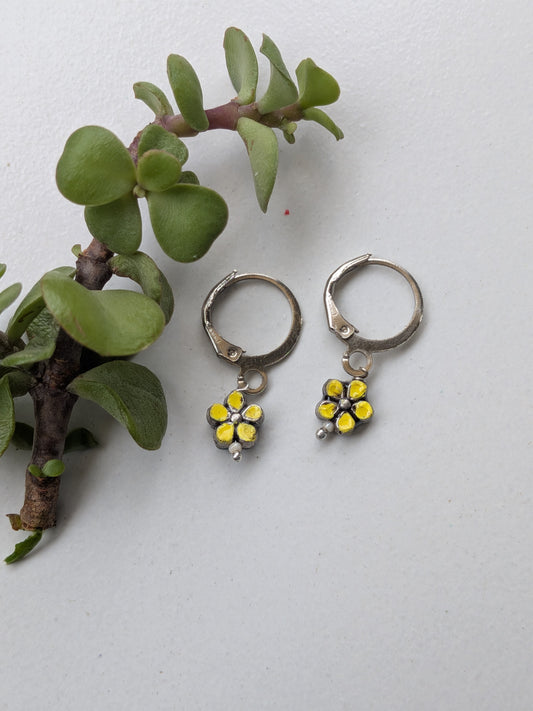 Bloom flower earrings