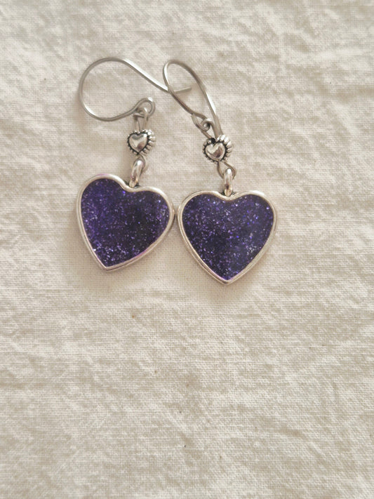 Dil ke upar dil earrings