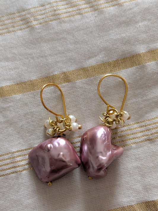 Bada moolti bead earrings