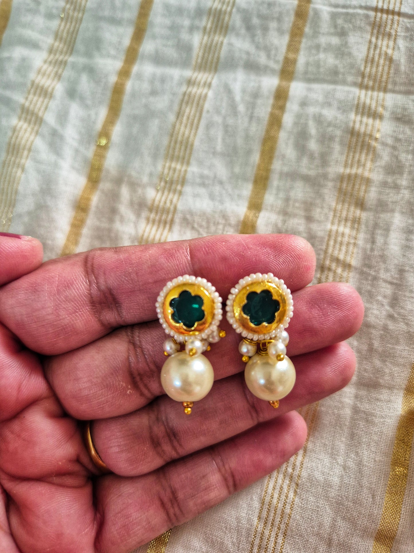 Kundan earrings