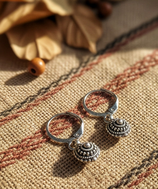 Small charm earrings