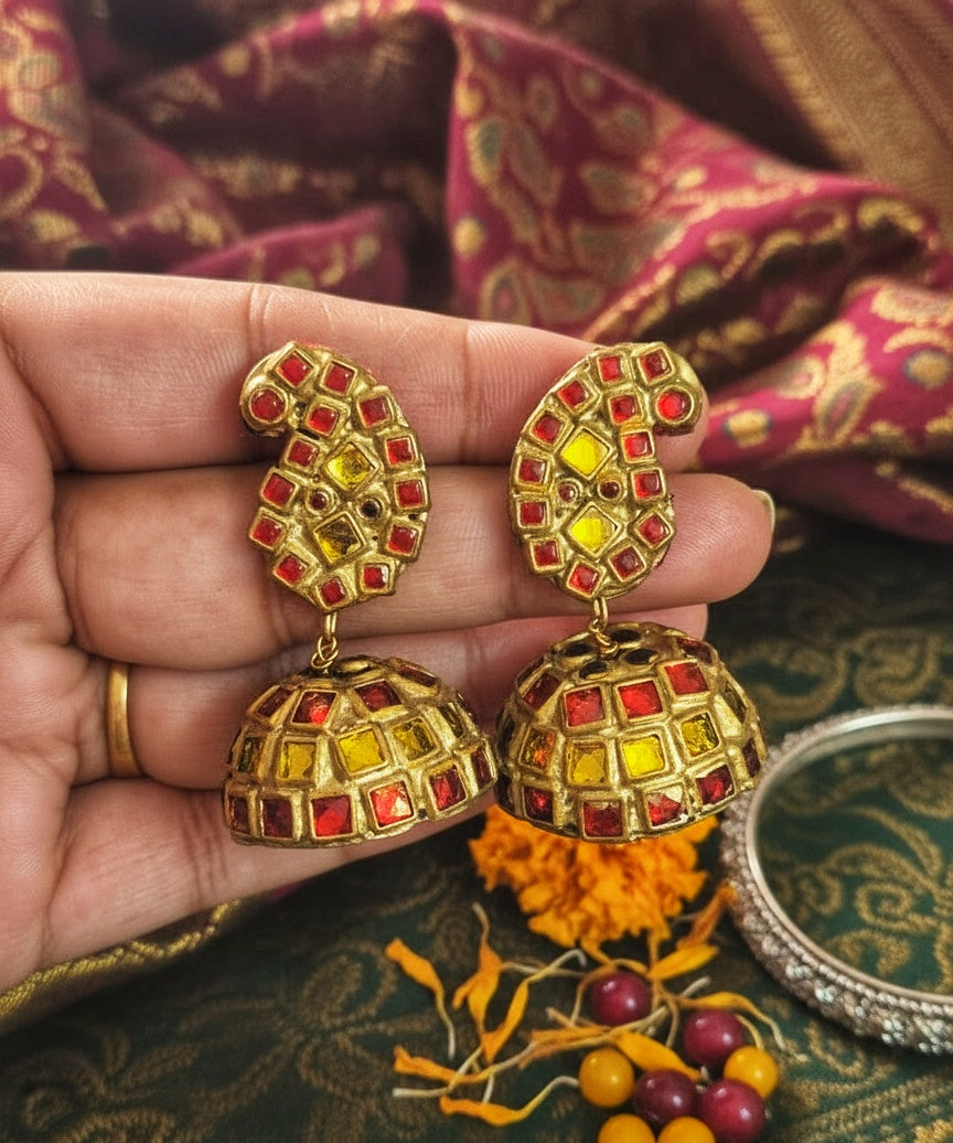 Amiya kundan jhumka