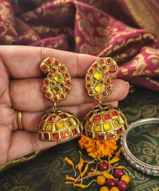 Amiya kundan jhumka