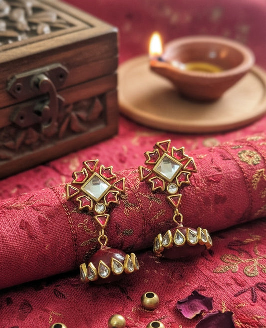 Kundan earrings