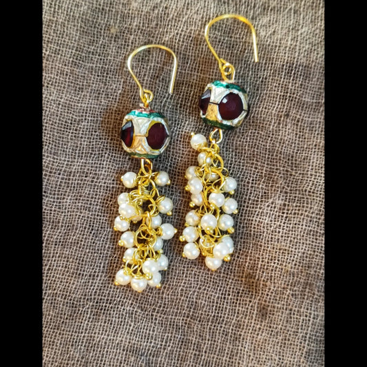 Kundan earrings