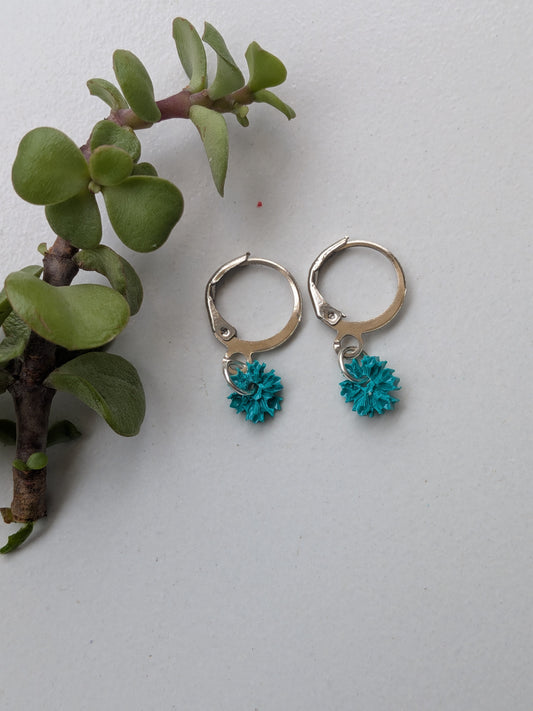 Bloom flower earrings