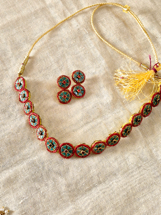 Handmade kundan choker set