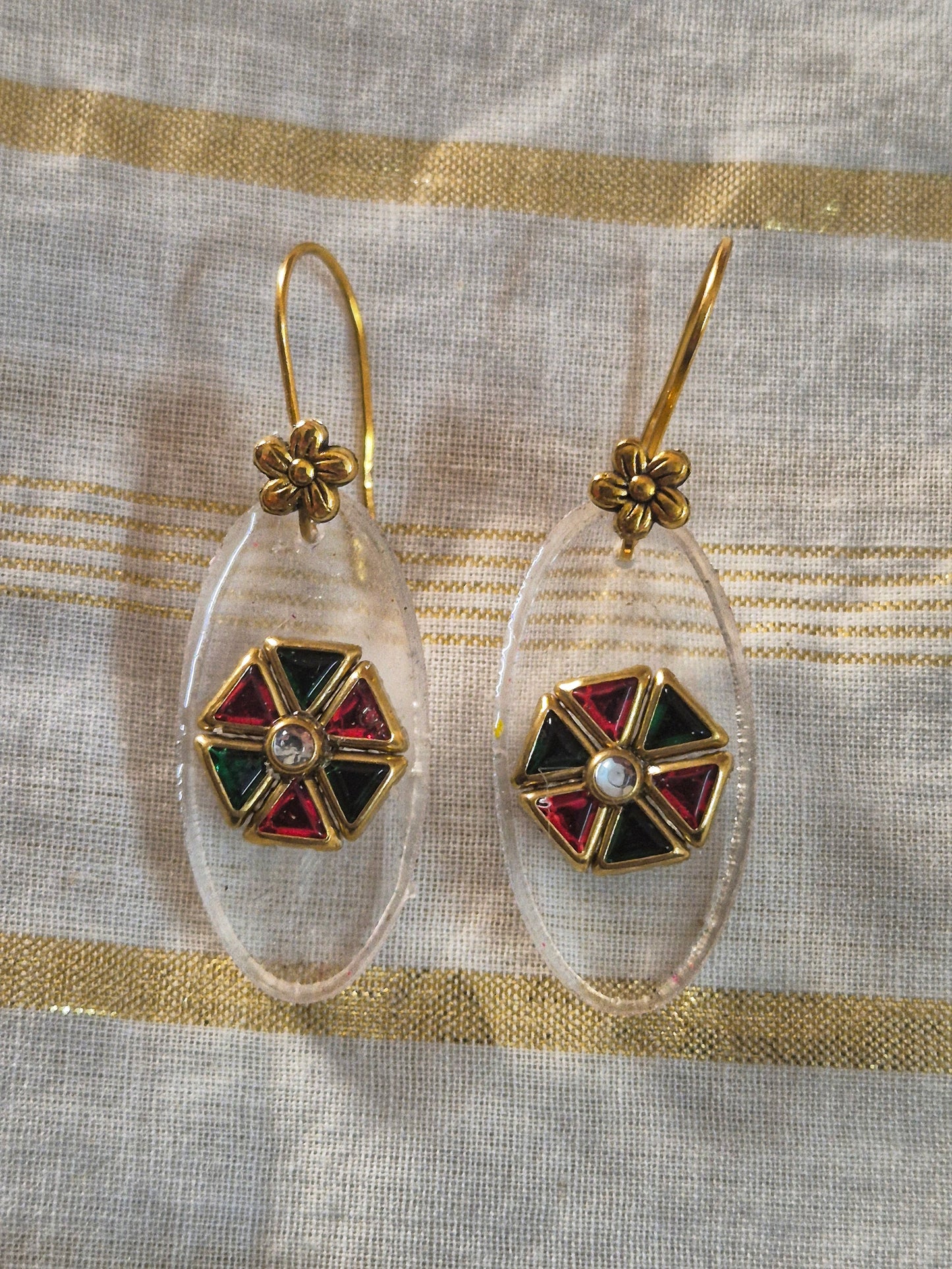 Sun catcher earrings