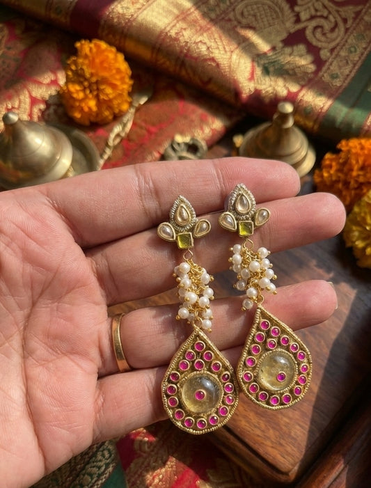 Kundan earrings