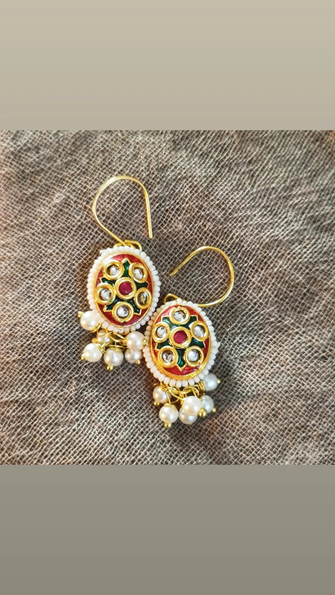 Kundan earrings