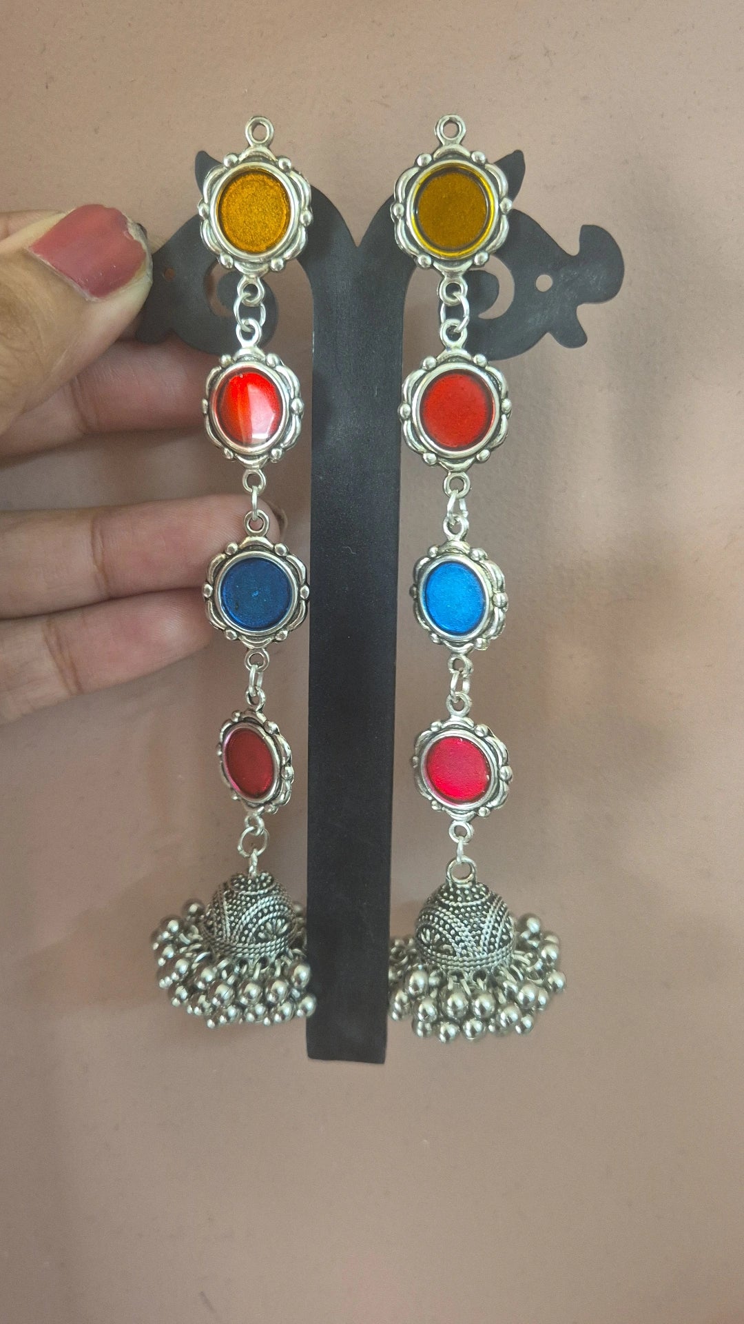 Jhumka chota darpan wala