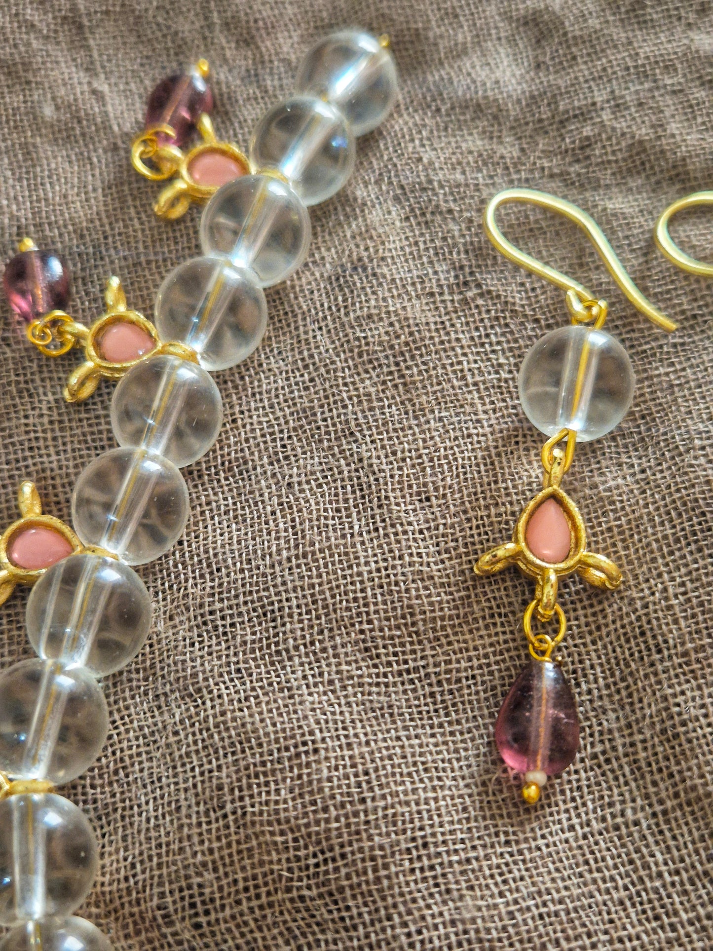 Bead kundan necklace