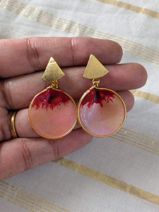 Resin Stud Earrings