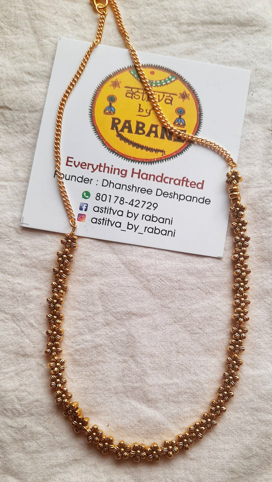 Golden Flower Choker