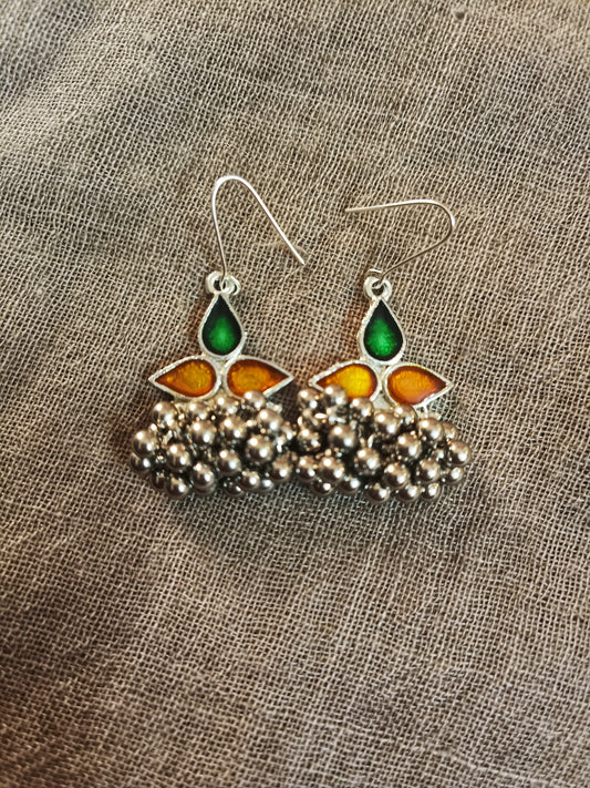 Tin patti earring