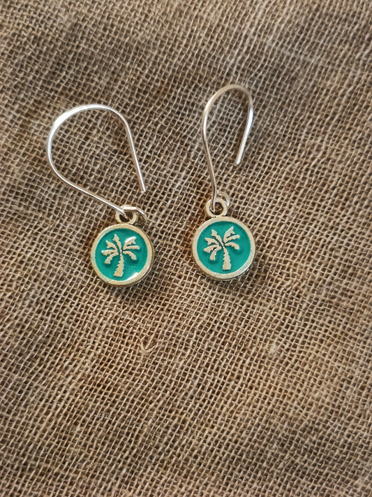 Nariyal coin turquoise 1